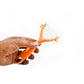 Efficient stainless steel peeler designed for quick and safe food preparation.