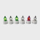 Battery-operated LED candle lights with decorative lantern-style covers