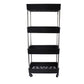 Room roll movable storage rack trolley with multi-use application