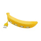 Portable Banana Shape USB Hub, ideal for travel and on-the-go connectivity with multiple devices.