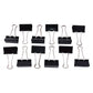 Extra-large 41mm black binder clips perfect for bulk paperwork