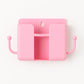 Blue wall-mounted phone holder with sturdy hook design