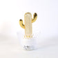 Battery operated LED cactus-shaped flameless candles set for safe festive décor