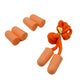 Portable soft foam earplugs shown with a small carrying case.