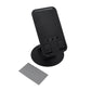 A portable mobile stand holding a phone in landscape mode, perfect for watching videos hands-free.