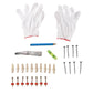 Wall plugs and screws arranged for use with DIY wall mounting projects