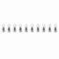 Car bike tire repair kit with nails in black