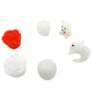 A collection of multi-shape LED Crystal Night Lights creating ambient mood lighting.