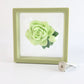 Floral motif air freshener diffuser designed as rose flower for car