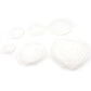 Stretchable silicone lids covering food bowls to keep fresh