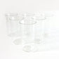 300ml juice glass set made of durable glossy plastic for everyday use
