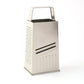 Premium stainless steel kitchen slicer and grater with ergonomic handle.