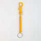 Ret retractable key holder showing metal split ring and sturdy carabiner