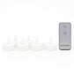 LED candle light set arranged for indoor decorative lighting