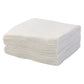 50-piece pack of white dinner napkins suitable for catering and events