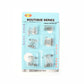 Collection of durable metal safety pins ideal for sewing kits
