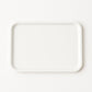 Hand holding lightweight 40x30 cm plastic serving tray comfortably