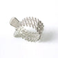 Decorative hair claw with sparkling crystals for festive and daily wear