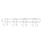 Stainless steel hanger rack for kitchen, bathroom, and bedroom organization