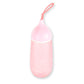 The portable plastic water bottle fitting perfectly into a bag's side pocket for daily carry.