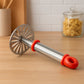 Soft-grip ergonomic handle of the Quickslice Pau Bhaji masher, ensuring comfortable use.