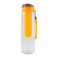 Durable BPA-free infusion water bottle for gym and outdoor activities