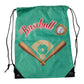 Unisex drawstring backpack suitable for gym, school, and travel carrying daily essentials.