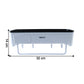 Neutral image of bathroom storage rack