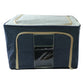 Clothes organizer bag with secure zipper closure