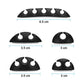 Detailed view of the 10-piece cable organiser clip set, providing solutions for tangled wires.