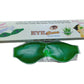 Close-up of the plush silk eye mask, offering ultimate relaxation.