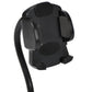 Ergonomic car phone holder with extended arm for easy accessibility.