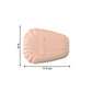 Beauty brush kit with protective storage case and mirror