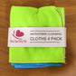 Lint free microfiber cloth for polishing and cleaning surfaces