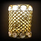 Detailed shot of the craftsmanship on a Styleva Jhoomer Chandelier.