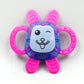Engaging baby rattle with colorful design to stimulate sensory experiences for infants.