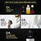 Close-up of Bellavita CEO Man Intense perfume bottle