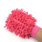 Versatile double-sided microfiber glove for dusting and polishing.