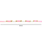 Pink & White Thread Rakhi on a hand