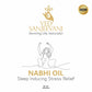 Natural ayurvedic massage oil bottle for sleep inducing therapy