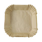 Square paper tray liners for frying and roasting