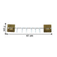 Neutral image of kitchen utility hook rack showing hooks and rod