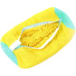 Laundry bag made for shoe cleaning with microfiber liner and zipper