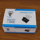 Black metal binder clips for file and register organization