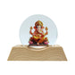 Spiritual 3D Lord Ganesha LED night lamp glowing warmly in a dark room