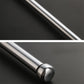 Detailed view of the ergonomic foam handle and wrist strap on the walking stick.