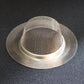 Top view of dome mesh stainless steel sink strainer