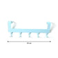Multipurpose metal rack with five hooks for hanging items