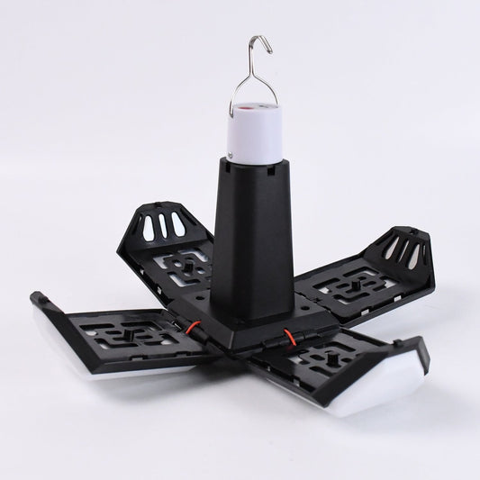 LumaCamp foldable camping LED lantern featuring compact design for portability