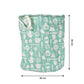 The Organivo laundry bag with strong handles and its practical collapsible feature.